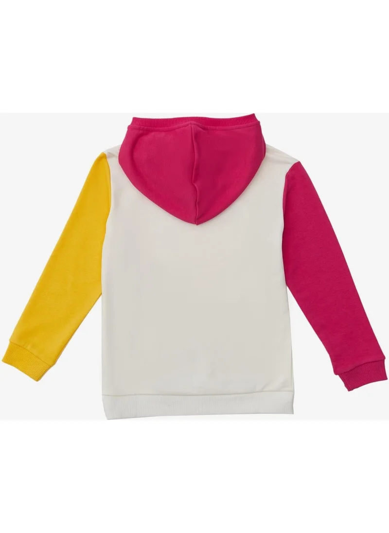 UNITED COLORS OF BENETTON Girls Hooded Sweatshirt