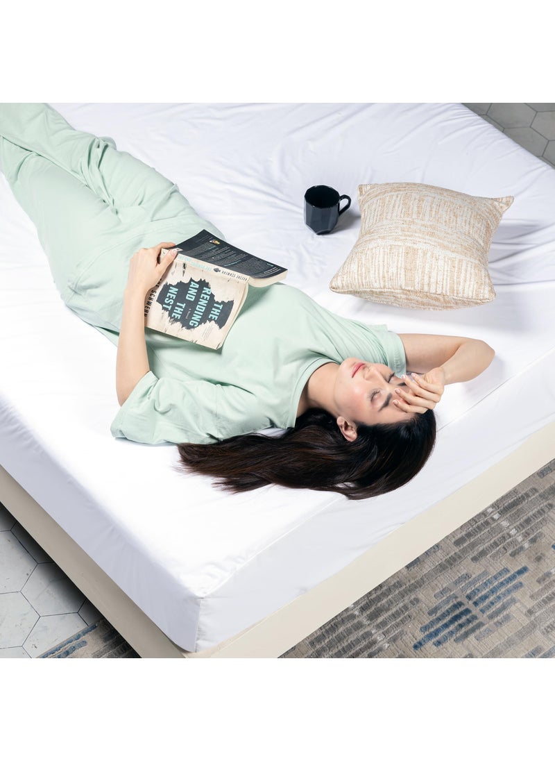 Utopia Bedding Utopia Bedding Waterproof 5-Sided Mattress Protector California King Size  Premium Breathable Mattress Cover  Fitted Style with Stretchable Pockets (White)  - Image 4