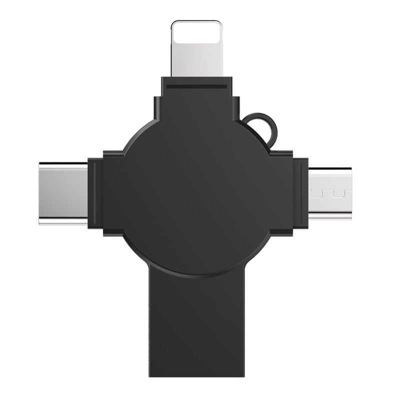 Manufacturer High-Speed Mobile Phone Usb Flash Drive Four-In-One Mobile Phone Usb Flash Drive Type-C Android Gift Usb Flash Drive 32G64G Full Volume - Image 1
