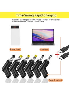 SANMUGEED USB 3.1 Type C Female to DC Male Adapter, 90 Degree Angled USB C to DC 12V PD Emulator Trigger Charging Adapter Plug for Laptop、Router、Mobile Power Supply Charger Connector  - Image 4