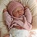 Anano Full Silicone Baby Doll18 in Reborn Baby Dolls Silicone Full Body Realistic Babys Doll Girl Anatomically Correct Newborn Babys Real Life Reborn Dolls with Accessories - Image 4