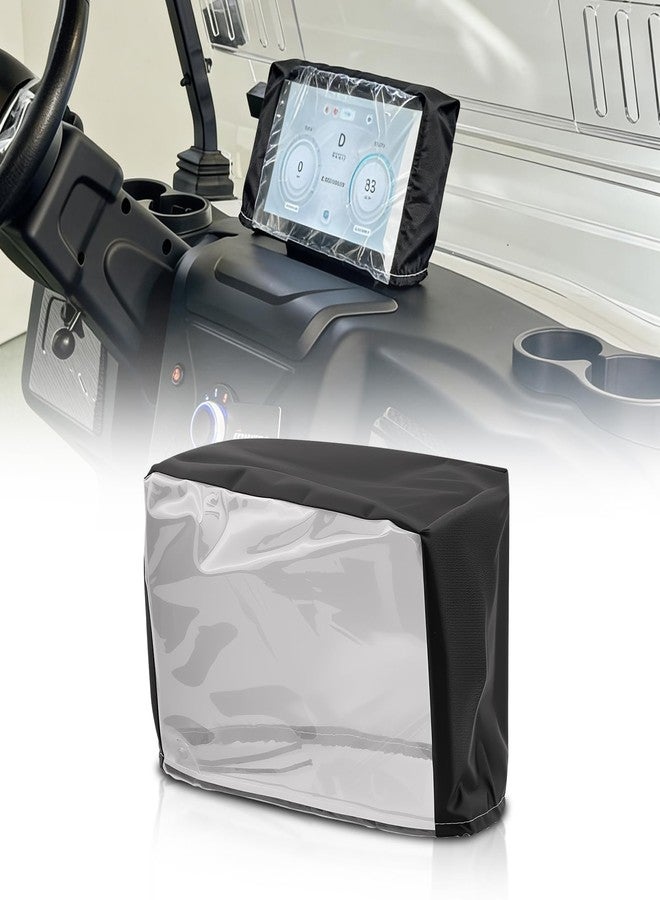 HPEVA Transparent Waterproof Touchscreen Cover Compatible with Evolution & Denago Golf Carts - Fits Classic 2/4 Plus, Forester 4/6 Plus,Carrier 6/8 Plus, D5 Ranger/Maverick (2+2/4/6 Passenger), Nomad/Rover - Image 1
