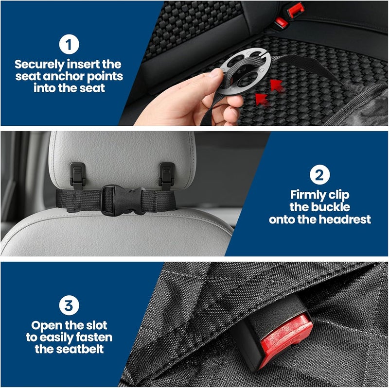 Dayacoco Dog Car Seat Cover - Waterproof, Non-Slip, Scratch-Proof Protector for Cars & SUVs - Image 4