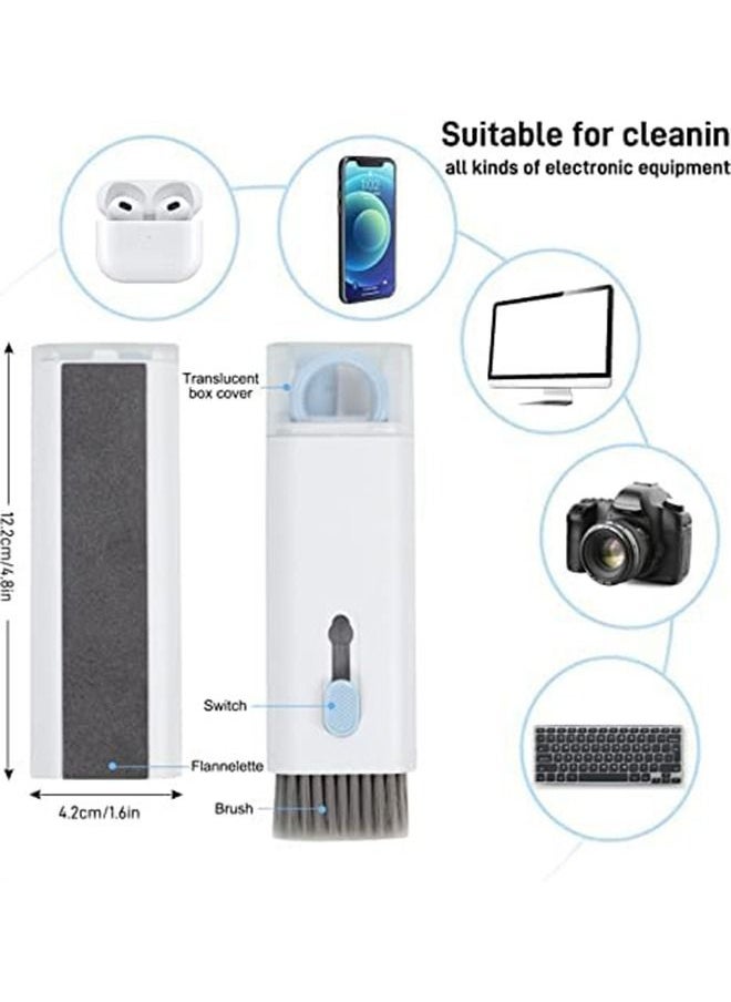 مجموعة تنظيف إلكترونية 7 في 1، مجموعة تنظيف لوحة المفاتيح، أداة تنظيف محمولة متعددة الوظائف لشاشة الكمبيوتر/سماعات الأذن/الهاتف المحمول/الكمبيوتر المحمول/الكمبيوتر/سماعات الرأس بلوتوث - pzsku/Z7CF287D3FBF344FA2542Z/45/_/1682068461/e1dc19be-e6ec-4561-8458-d1a39cc40153
