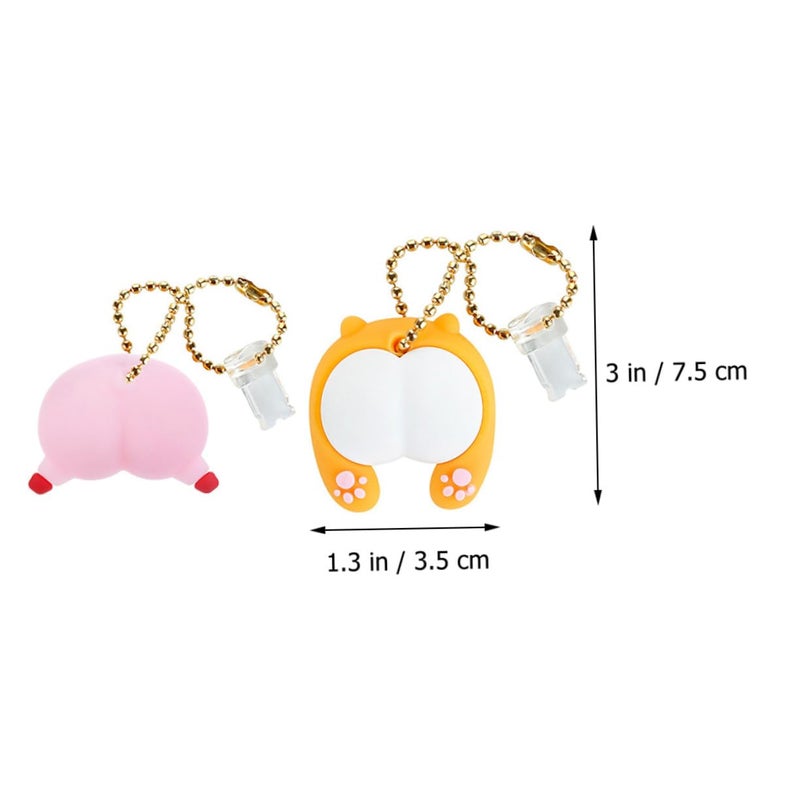 2PCS Dustproof Charging Port Cover Protector Decorative Pendant Plug Charm - Image 3