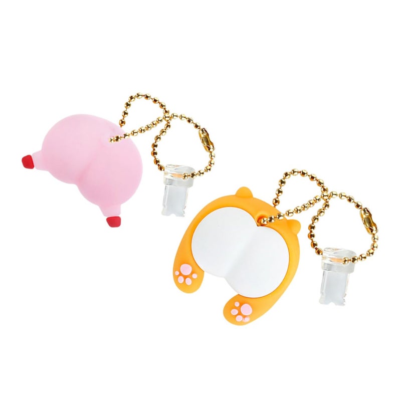 2PCS Dustproof Charging Port Cover Protector Decorative Pendant Plug Charm - Image 2