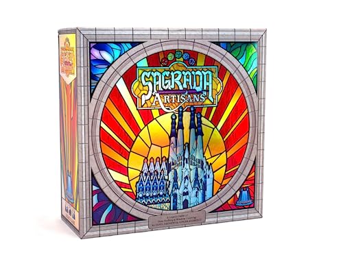 Floodgate Games Sagrada Artisans  A Strategy Game Based on The AwardWinning Board Game Sagrada  Family Board Game for Kids  Adults  Ages 10 and Up  for 2 to 4 Players  Easy to Learn Deluxe Edition - Image 1