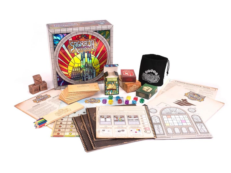 Floodgate Games Sagrada Artisans  A Strategy Game Based on The AwardWinning Board Game Sagrada  Family Board Game for Kids  Adults  Ages 10 and Up  for 2 to 4 Players  Easy to Learn Deluxe Edition - Image 3