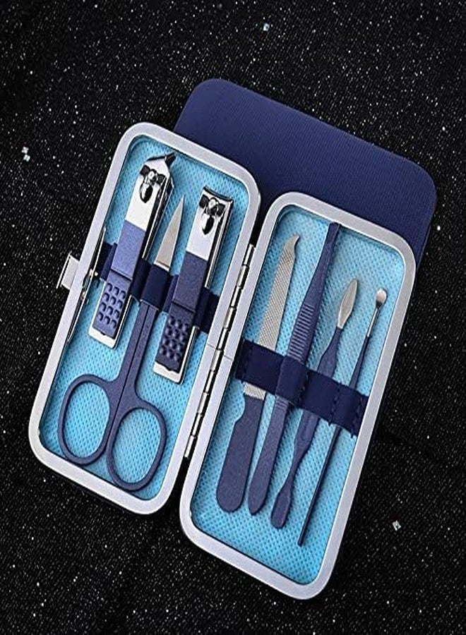 JAGDIV Manicure Set, Nail Clippers Kit 7 in 1 Stainless Steel Professional Portable Manicure Pedicure Care Kit with PU Leather Case Manicure Kit, Nail Clipping Tools - Image 2