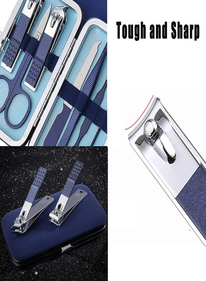 JAGDIV Manicure Set, Nail Clippers Kit 7 in 1 Stainless Steel Professional Portable Manicure Pedicure Care Kit with PU Leather Case Manicure Kit, Nail Clipping Tools - Image 3