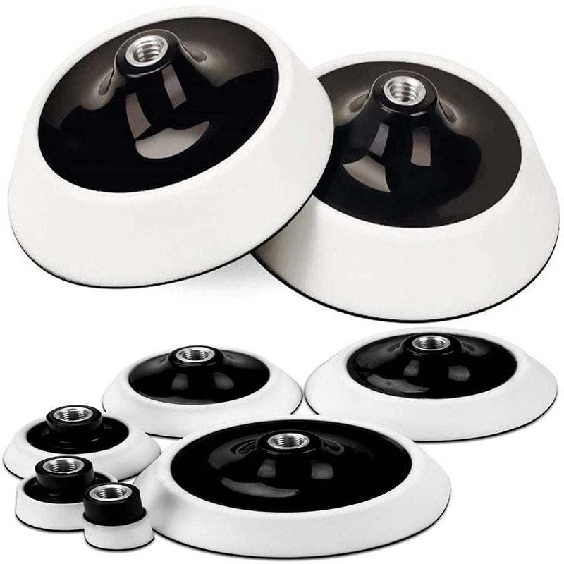 DIY Crafts High RPM Backing Pad For Your Kit Wool Felt Pads Disc Backing Pad Drill Adapter Kit M10/14 Universal Nut Drill Machine Other Machines (5 Pcs, 3"inch Backing Pad Only) - Image 1
