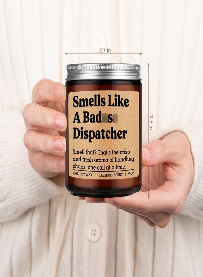 LEADO Candle, 911 Dispatcher Gifts, Dispatcher Gifts for Women, Men - Appreciation, Birthday, Fathers Day, Retirement Present for 911 Operator, Emergency Police Dispatch Coworker, First Responder - Image 4