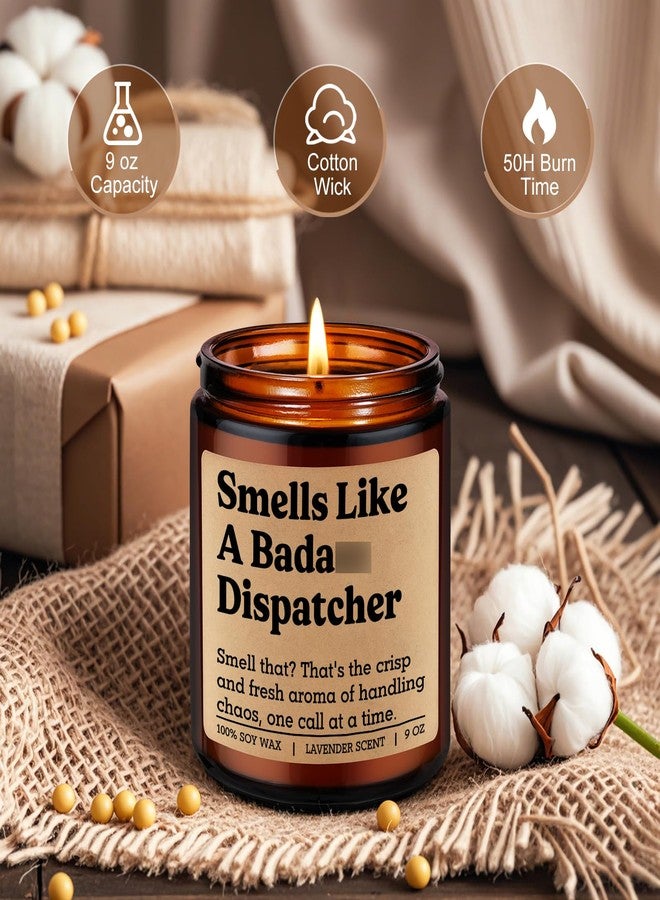 LEADO Candle, 911 Dispatcher Gifts, Dispatcher Gifts for Women, Men - Appreciation, Birthday, Fathers Day, Retirement Present for 911 Operator, Emergency Police Dispatch Coworker, First Responder - Image 3
