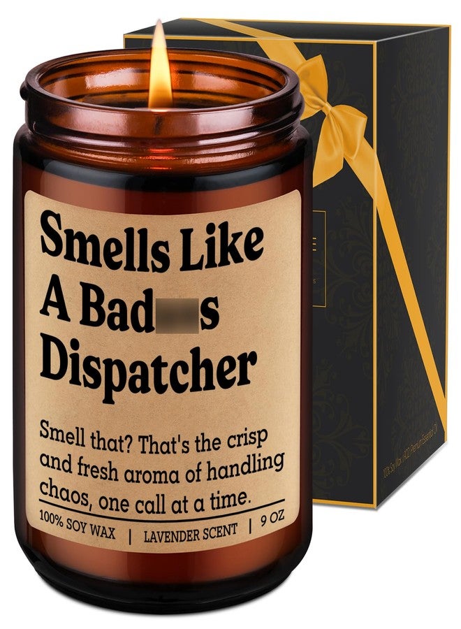 LEADO Candle, 911 Dispatcher Gifts, Dispatcher Gifts for Women, Men - Appreciation, Birthday, Fathers Day, Retirement Present for 911 Operator, Emergency Police Dispatch Coworker, First Responder - Image 1