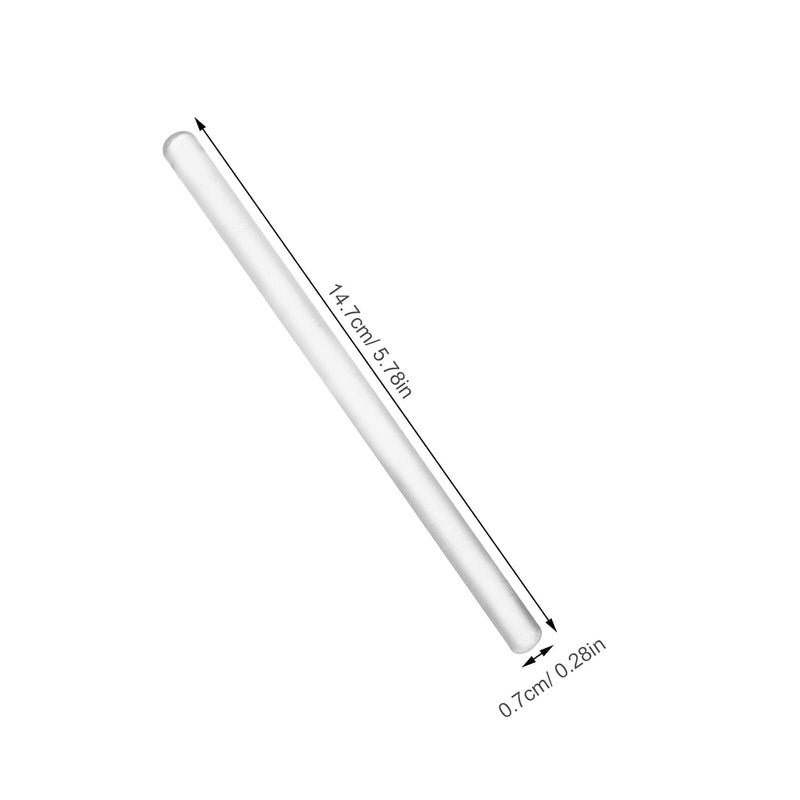 Garneck 30pcs Solid Glass Stirring Rods Round Tips 15cm Glass Mixing Sticks for DIY Cosmetics Lip Gloss Making and Beverage Stirring - Image 2