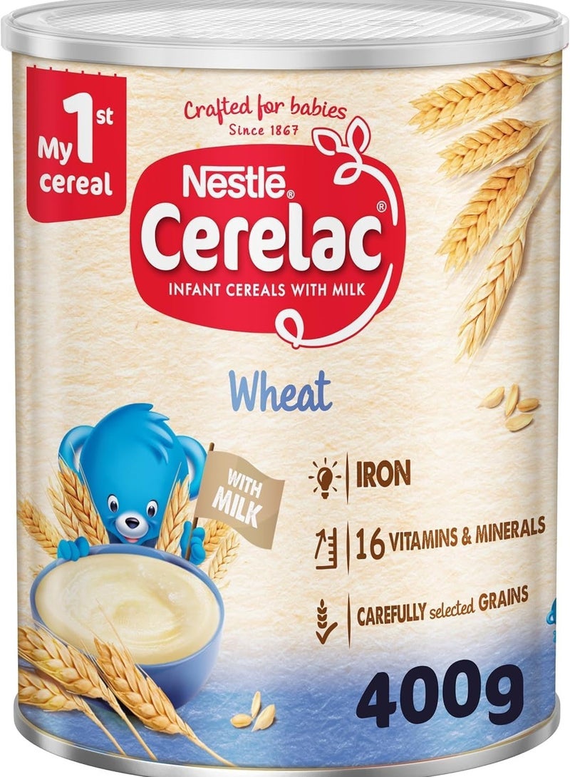 Nestle Infant Cereals with Iron and wheat  400g - Image 1