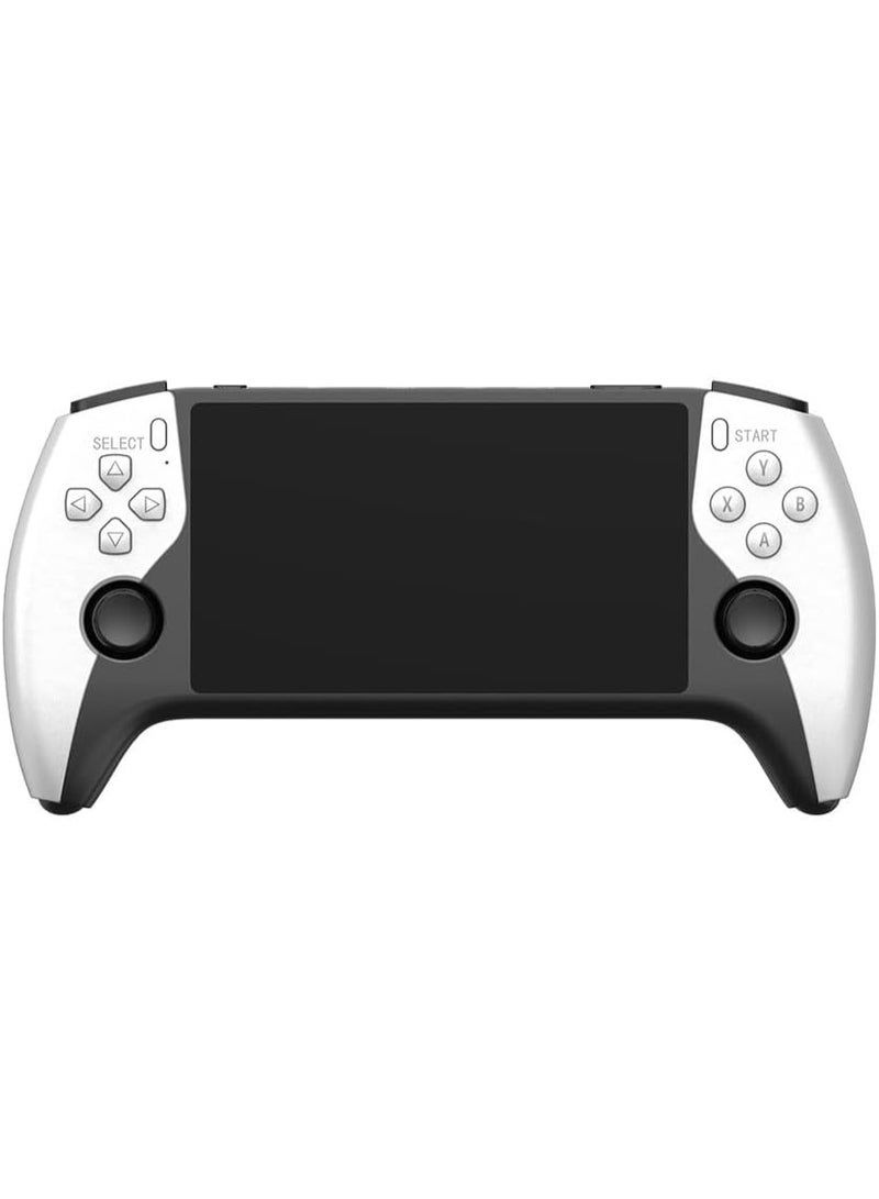 SF3500 Retro Handheld Game Console, 5.5-Inch IPS Screen, Dual-Core 1.2GHz, 2GB For RAM, 64GB TF Card, 14+ Emulators, TV Output, 20000+ Games, White(sf3500 64g) - Image 1