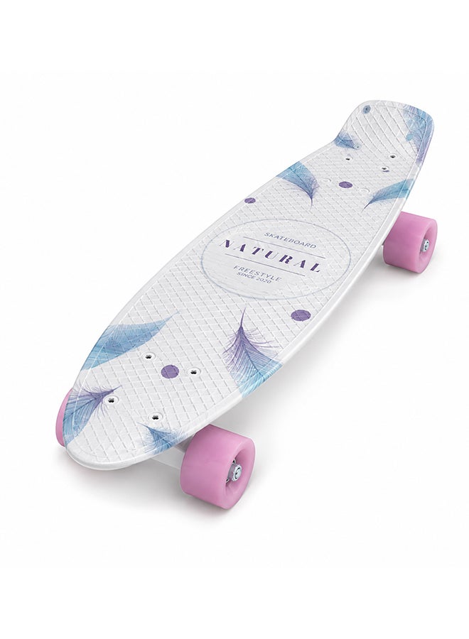 DEXO 27.5” Complete Cruiser Skateboard – 7-Ply Maple Deck with Double Kick, ABEC-5 Bearings & Urethane Wheels for Kids, Teens & Adults - Image 2