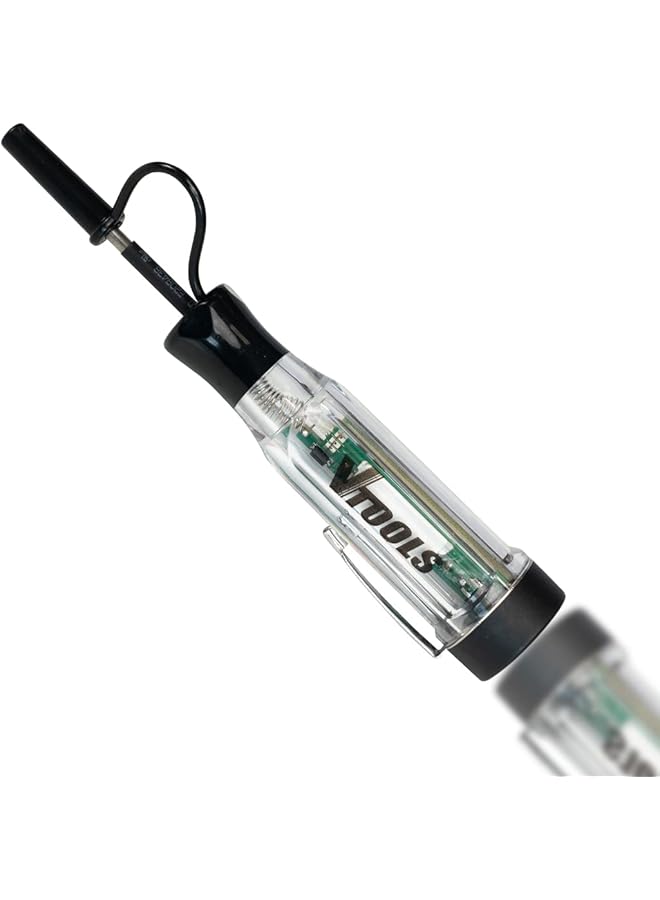 في تولز سلسلة دوائر كهربائية لاسلكية بتيار مستمر (3-30 فولت) مع مؤشر LED لسيارات الدفع الرباعي والمركبات الترفيهية وسيارات الدفع الرباعي والشاحنات، لون أسود، Vt2126 - Image 1