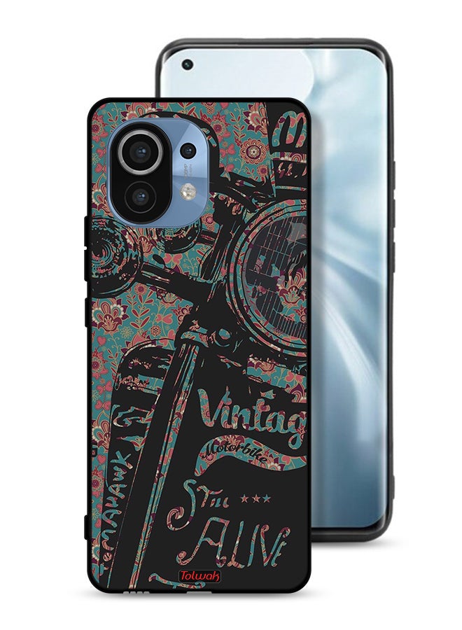Tolwak Xiaomi Mi 11 Protective Case Cover Vintage Motorbike - Image 1