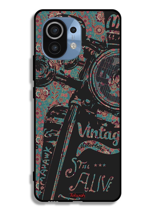 Tolwak Xiaomi Mi 11 Protective Case Cover Vintage Motorbike - Image 2