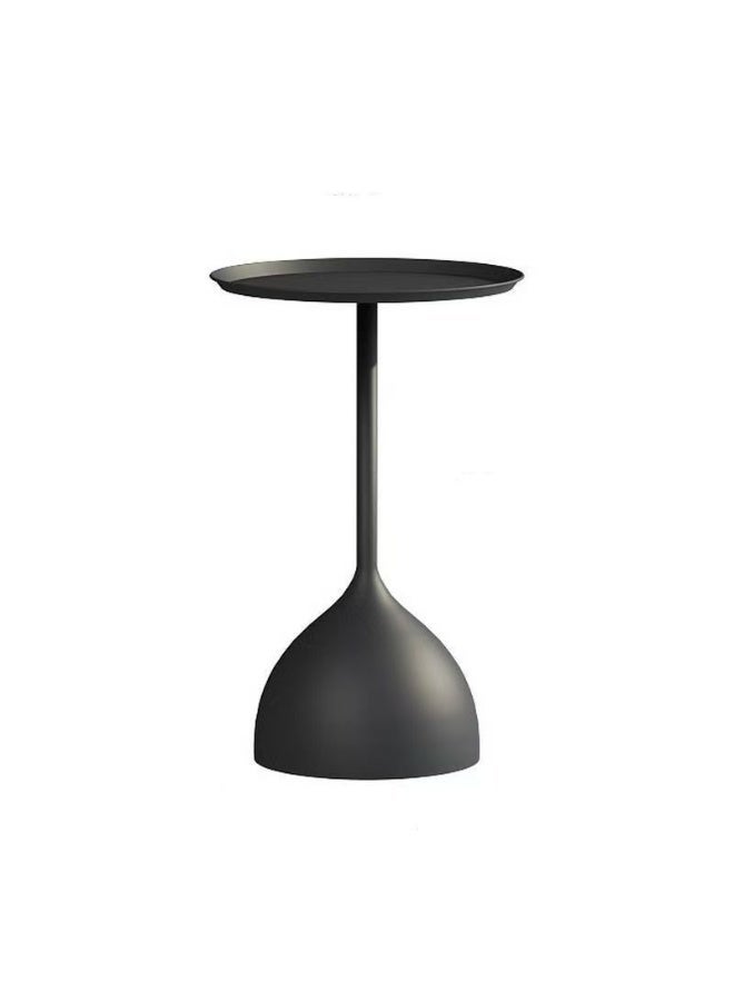 EXCLIFE Sofa side table, simple small coffee table, bedside round table, coffee table, suitable for living room, bedroom, office - Image 1