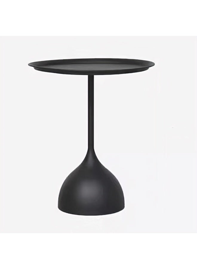 EXCLIFE Sofa side table, simple small coffee table, bedside round table, coffee table, suitable for living room, bedroom, office - Image 1