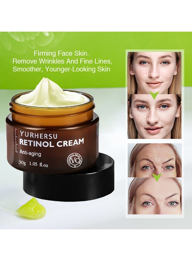 YURHERSU لانثوم كريم الريتينول 50 مل كريم الريتينول كريم العناية بالوجه - Image 3