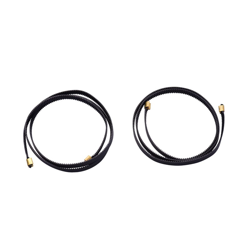 2GT Timing Belt Set 6mm Width 743mm And 786mm Durable Rubber For Smooth 3D Printing - Image 2