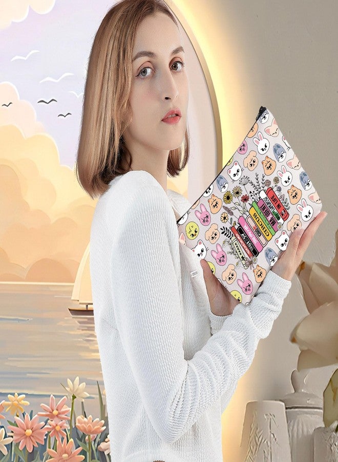 LEVLO Cartoon SKZ Cosmetic Makeup Bag SKZ Animal Fans Gift Cartoon Member Zipper Pouch Bag (SK Z Life Bag) - Image 5