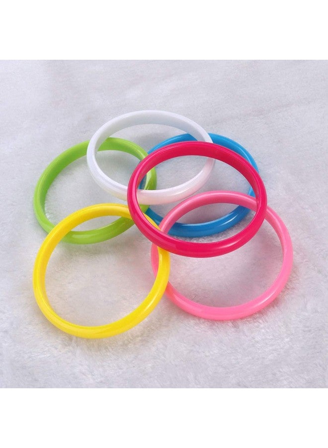 STOBOK Plastic Bangle Cute Candy Color Bracelets Party Favors Plastic Jewelry for Child Women Girl for Christmas 12pcs/Set - Image 2