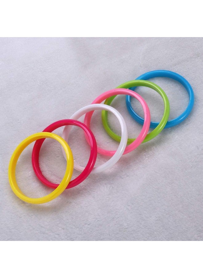 STOBOK Plastic Bangle Cute Candy Color Bracelets Party Favors Plastic Jewelry for Child Women Girl for Christmas 12pcs/Set - Image 3