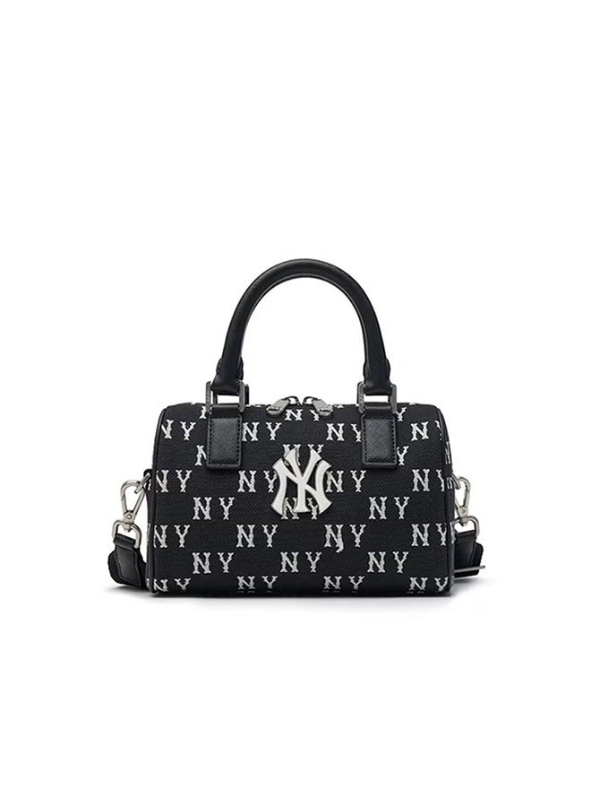 MLB A new Boston bag from MLB in South Korea, NY, with full-label letter prints, is a single-shoulder hand-held crossbody bag for women - Image 1