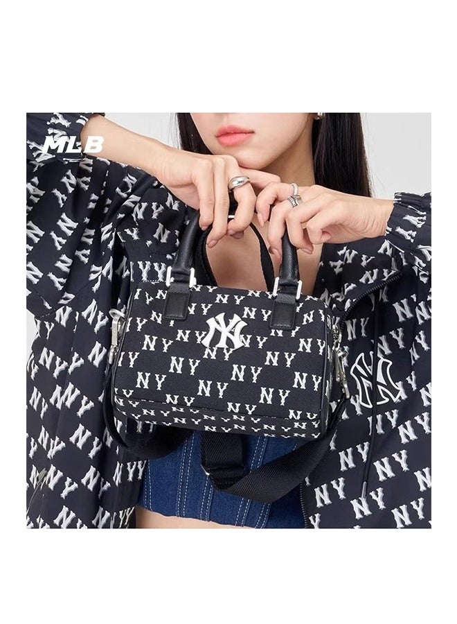 MLB A new Boston bag from MLB in South Korea, NY, with full-label letter prints, is a single-shoulder hand-held crossbody bag for women - Image 3