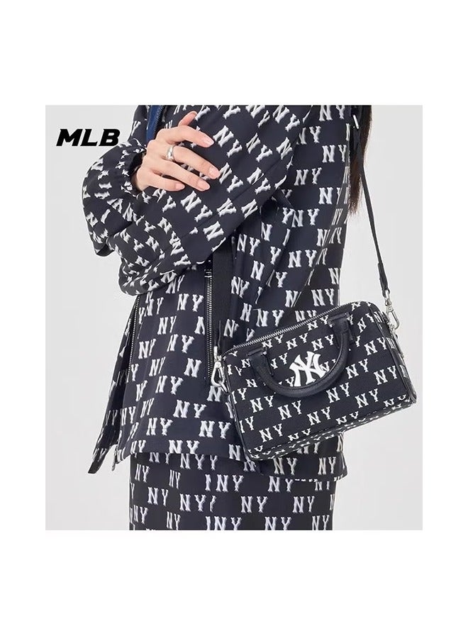 MLB A new Boston bag from MLB in South Korea, NY, with full-label letter prints, is a single-shoulder hand-held crossbody bag for women - Image 4