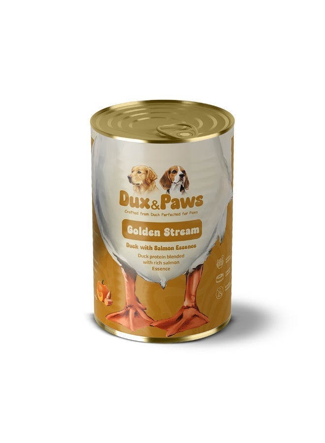 Dux&Paws Golden Stream Premium Duck Paté for Dogs - 400g Net Weight | Hypoallergenic Single Protein Formula & Balanced Wet Food .pets food ,dogs food - Image 1
