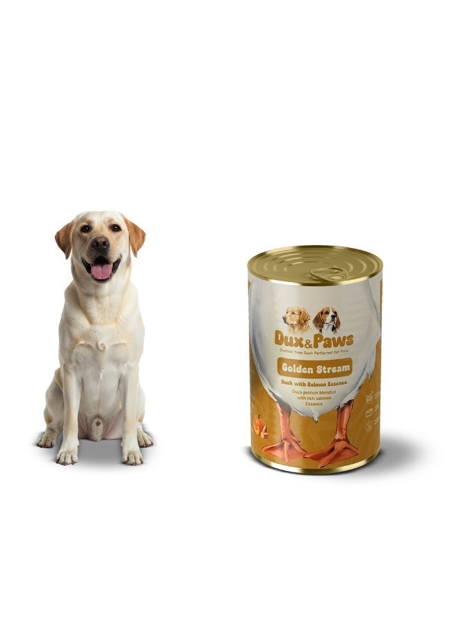 Dux&Paws Golden Stream Premium Duck Paté for Dogs - 400g Net Weight | Hypoallergenic Single Protein Formula & Balanced Wet Food .pets food ,dogs food - Image 4