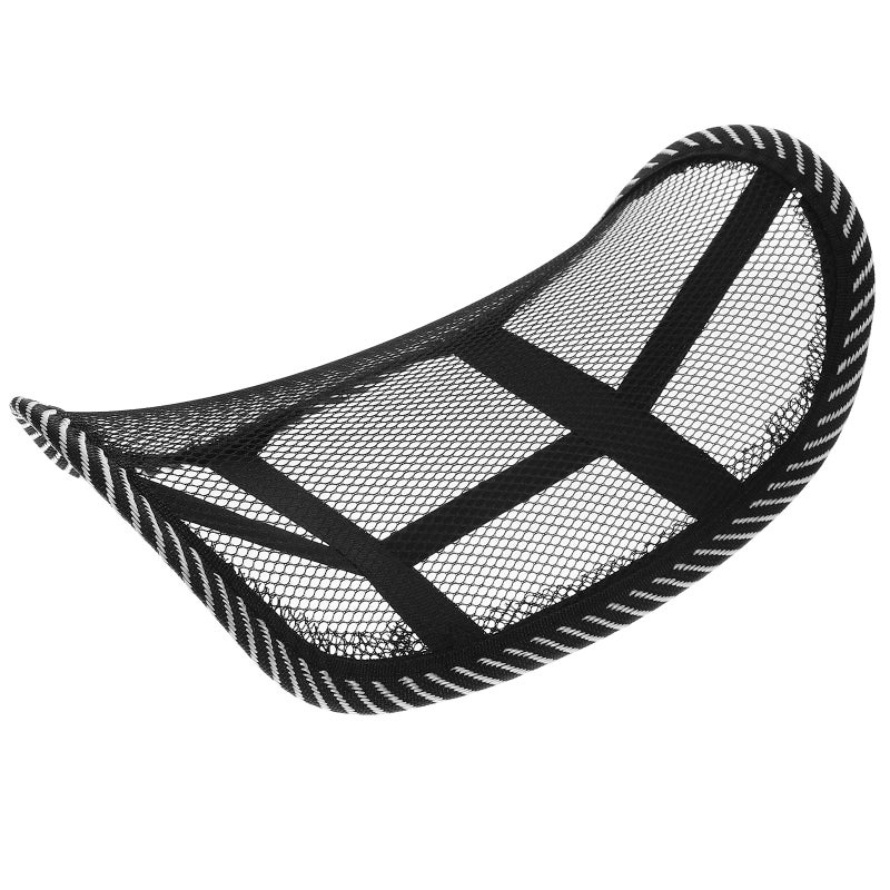 🚗 وسادة دعم الرقبة قابلة للتنفس للسيارات 18x6 سم سوداء لزيادة الراحة - Image 5