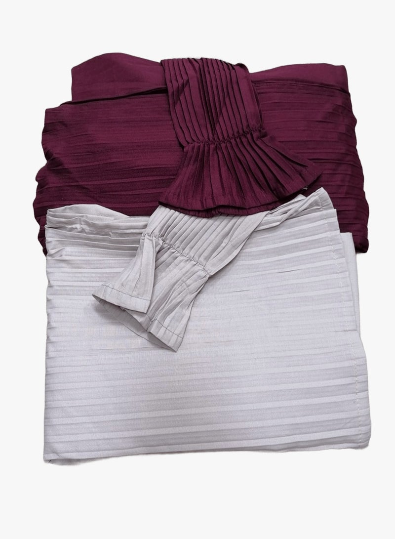 مون 2/شرشف صلاة مرد قطن ناعم ومريح للغاية  يتضمن طرحة ويغطي الجسم بالكامل بمقاس موحد وواسع مناسب لجميع الأجسام - Image 1