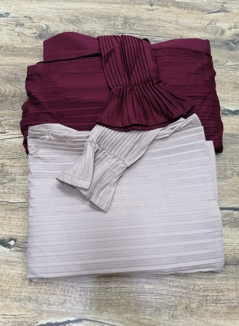 مون 2/شرشف صلاة مرد قطن ناعم ومريح للغاية  يتضمن طرحة ويغطي الجسم بالكامل بمقاس موحد وواسع مناسب لجميع الأجسام - Image 2