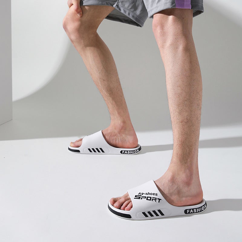 Men's Slippers Wholesale Summer Non-slip Home Feeling Non-slip Couple Bathroom Bath Outer Wear Men's Slippers - Image 2