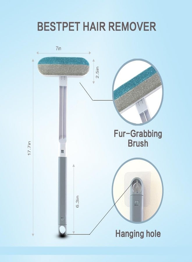 WOBEVB Pet Hair Remover and Reusable Cat and Dog Hair Remover for Furniture, Couch, Carpet, Clothes, Car Seats or Bedding, Reusable Lint Brush, Perfect Dog and Cat Fur Remover Tool - Image 2