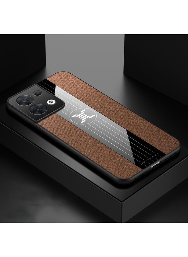 Case For OPPO Reno8 Pro+ Stitching Cloth Textue Shockproof TPU Phone Case