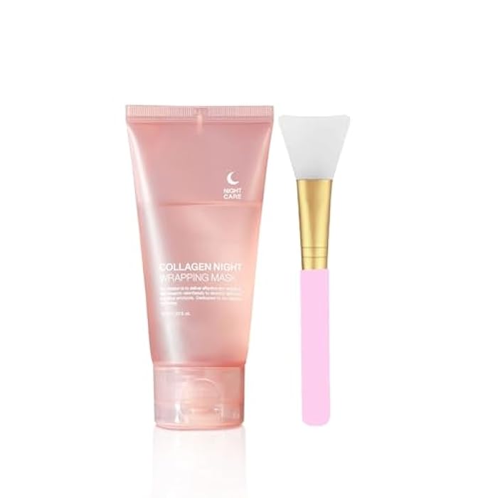 PAQIMAN Collagen Night Wrapping Mask,Hydrates and Tightens Skin Reduces Sagging Bio Collagen Sleeping Mask. (1 Pcs) - Image 1