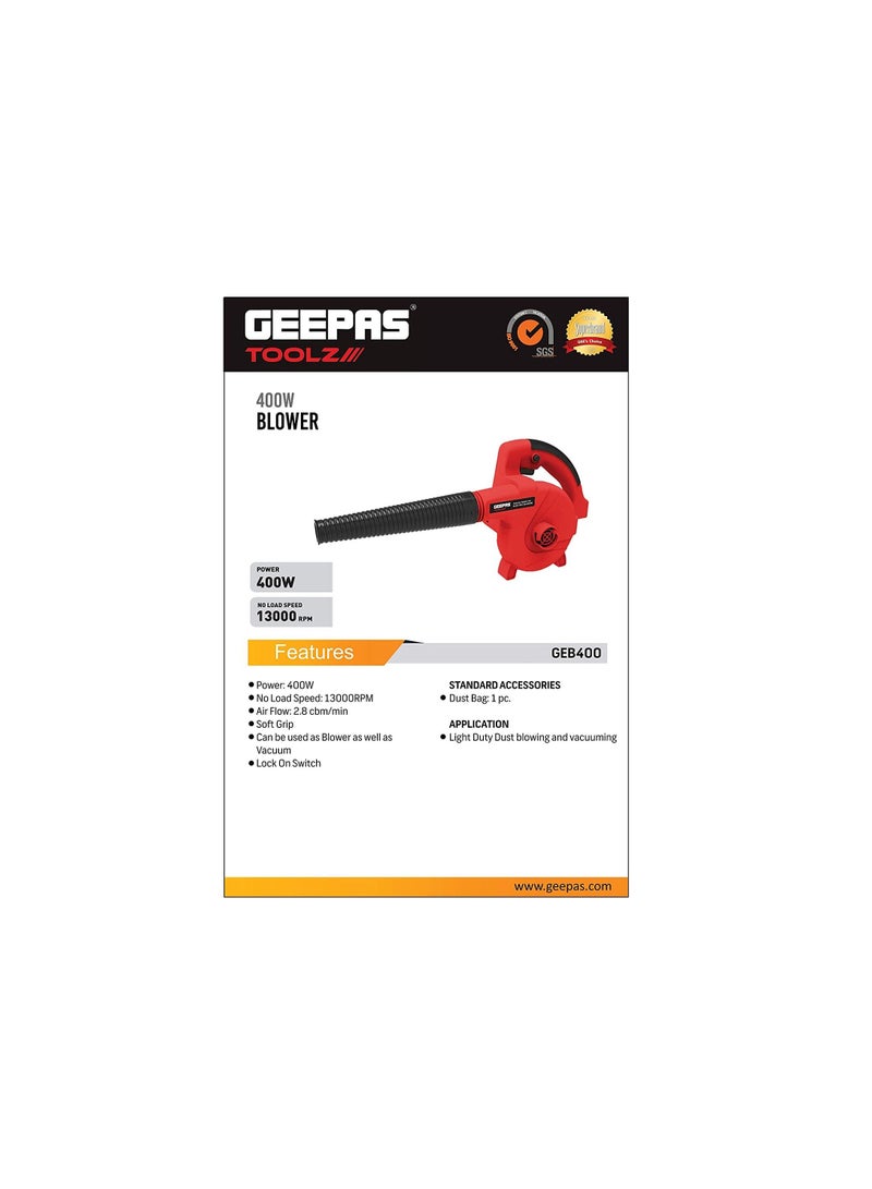 GEEPAS Geepas Blower Geb400 -240  - Image 3
