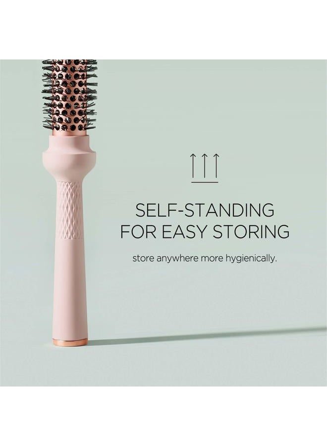 F3 Systems Magic Curling Thermal Brush (1 Inch) - Cut Drying Time, Self-Standing Round Brush, Great Blowout, Ceramic Coated Barrel, Quick Styling, Ionic Thermal Barrel, Volumizer, Styler - Image 5