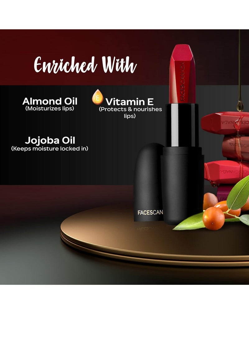 فاسيسكانادا أحمر شفاه غير لامع من فيسز كندا، ديفاين موف 17، 4.5 جم - Image 4