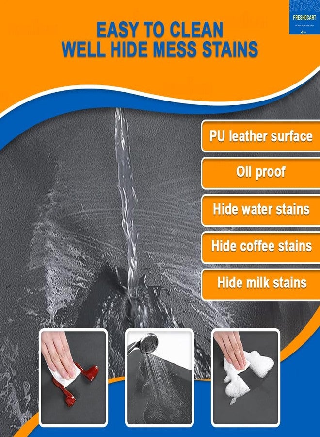 FreshDcart FDCA225 Dish Drying Mat with Rubber Backed Absorbent, Kitchen Counter Top Cushion Pad Tableware Mat for Kitchen Use (30x40cm Black Pack of 1) - Image 5
