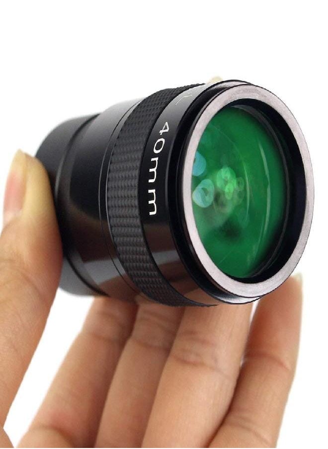 SVBONY Telescope Eyepiece 40mm 1.25 inches Plossl Telescope Lens Fully Multi Green Coated Metal 40 Degree Apparent Field 4 Element Telescope Accessory for Astronomy Telescope  - Image 3