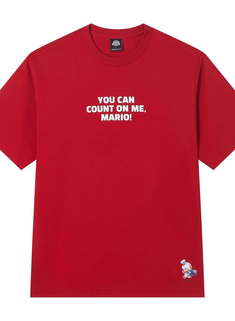 Giordano  Men Relaxed Mario Quote Printed Tee for Men | Best Price UAE